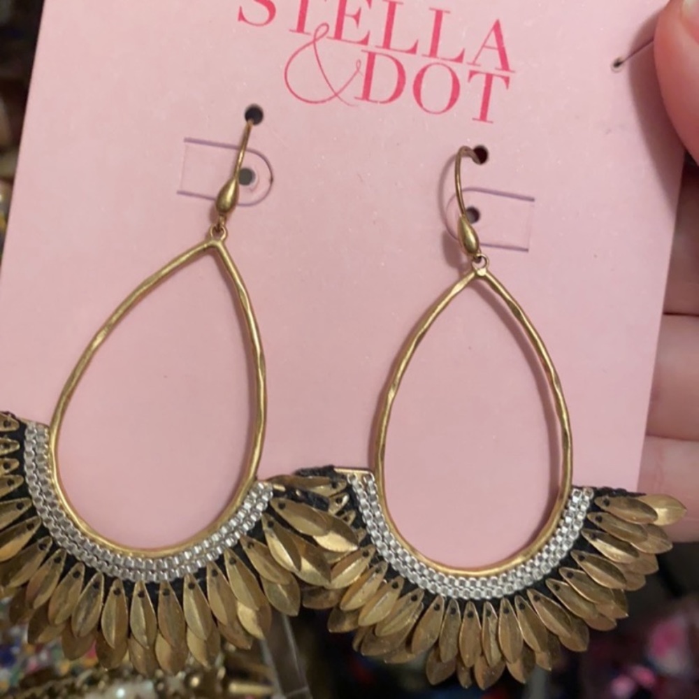 Stella & Dot Pegasus earrings